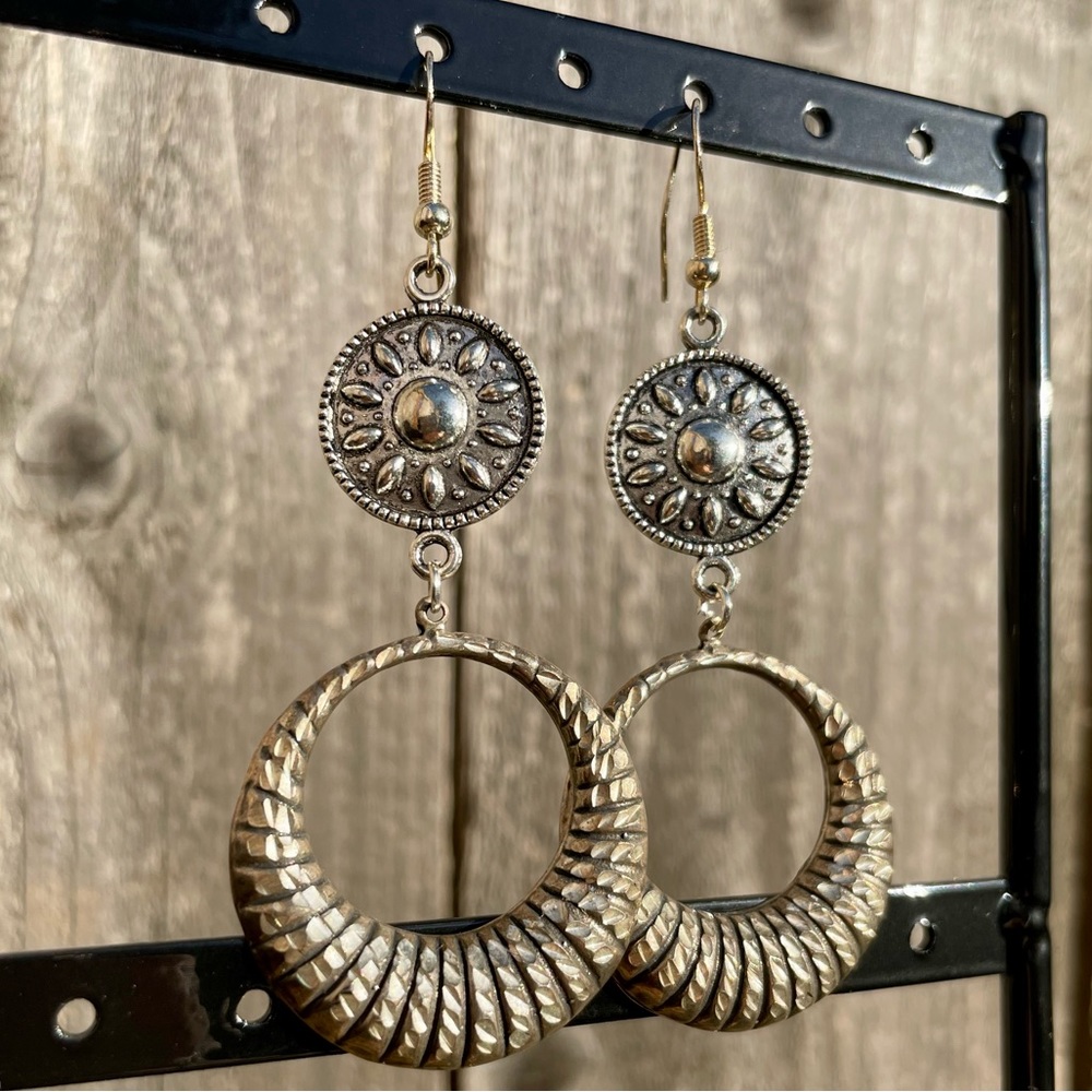 2/$30 NWT OOAK Upcycled Reclaimed Vintage Dangle Earrings